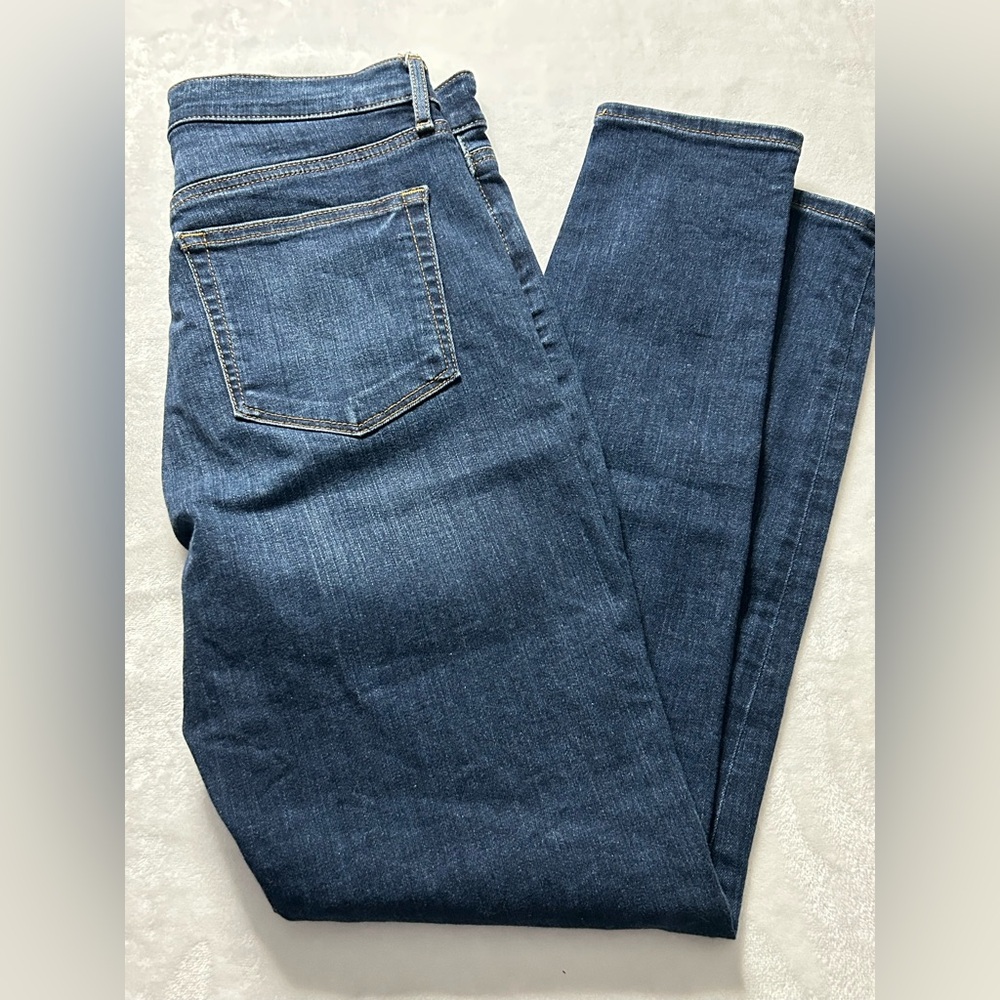 LOFT Straight Leg High Rise Blue Denim Jeans Women’s Size 6/28